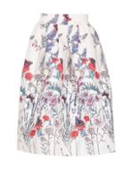 Dorothy Perkins *tenki White Flower Print Skirt