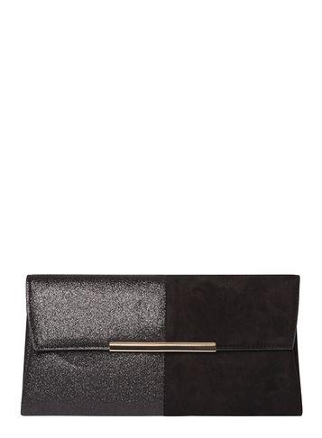 Dorothy Perkins Black Half And Half Clutch