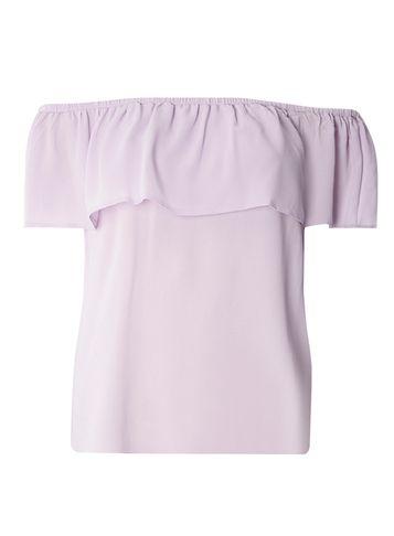 Dorothy Perkins Lilac Ruffle Bardot Top