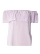 Dorothy Perkins Lilac Ruffle Bardot Top