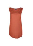 Dorothy Perkins *tall Rust Viscose Vest