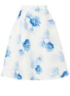 Dorothy Perkins *luxe Blue China Floral Print Prom Skirt