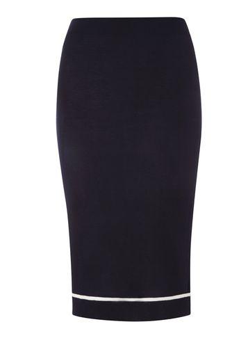 Dorothy Perkins Navy Tipped Skirt