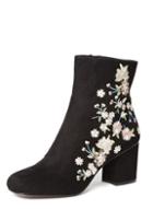 Dorothy Perkins Black 'aluna' Floral Ankle Boots