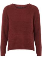 Dorothy Perkins *only Burgundy Knitted Jumper