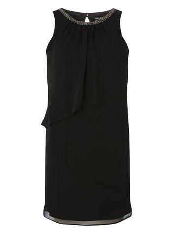 Dorothy Perkins *billie & Blossom Black Trapeze Tie Dress