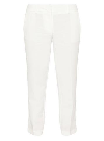 Dorothy Perkins Petite Ivory 'naples' Ankle Grazer Trousers