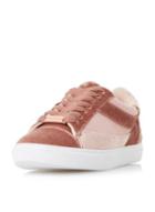Dorothy Perkins *head Over Heels By Dune Blush 'elize' Trainers