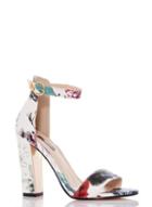 Dorothy Perkins *quiz Multi Coloured Floral Print Sandals