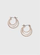 Dorothy Perkins Gold Inner Twist Earrings