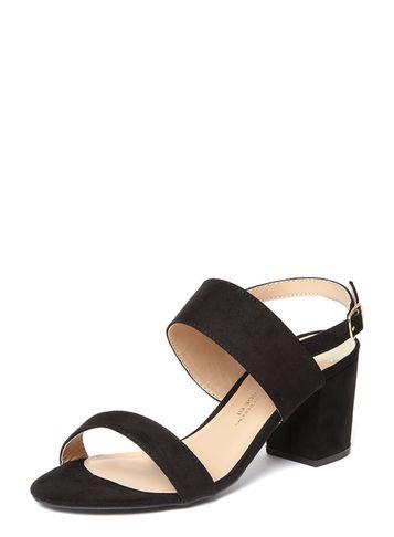 Dorothy Perkins Wide Fit Black 'sally' Sandals