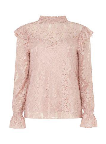 Dorothy Perkins *vila Blush Long Sleeve Blouse