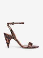 Dorothy Perkins Multi Coloured 'boop' Snake Print Sandals