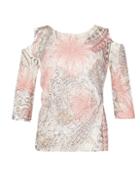 Dorothy Perkins *izabel London Multi Pink Net Overlay Top