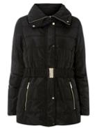 Dorothy Perkins Black Short Luxe Padded Coat