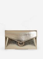 Dorothy Perkins Gold Ring Detail Clutch Bag