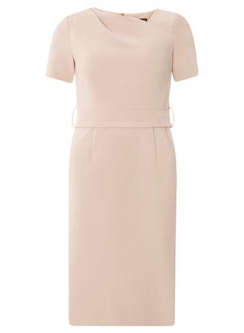 Dorothy Perkins Blush Asymmetric Belted Pencil Dress