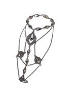 Dorothy Perkins Gunmetal Hand Chain Ring