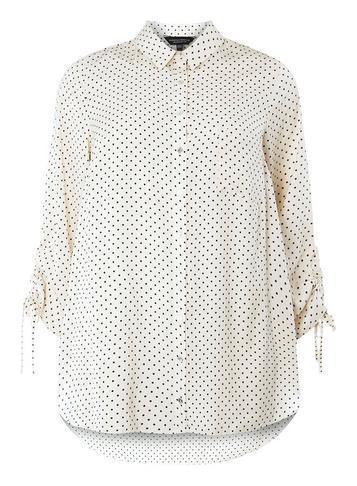 Dorothy Perkins *dp Curve Ivory Draw Cord Shirt