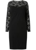 Dorothy Perkins *dp Curve Black Long Sleeve Lace Bodycon Dress
