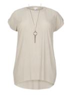 Dorothy Perkins *blue Vanilla Curve Silver Necklace Top