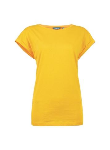Dorothy Perkins *tall Yellow Roll Sleeve T-shirt