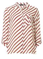Dorothy Perkins Ivory Striped Pocket Shirt