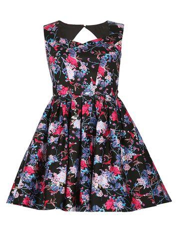 Dorothy Perkins *izabel London Black Sweetheart Dress