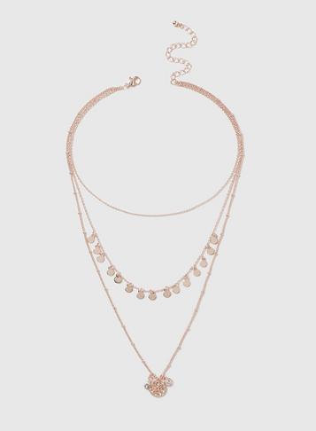 Dorothy Perkins Disc Multirow Necklace
