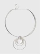 Dorothy Perkins Rhinestone Circle Necklace