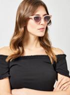 Dorothy Perkins Pink Cat Eye Sunglasses