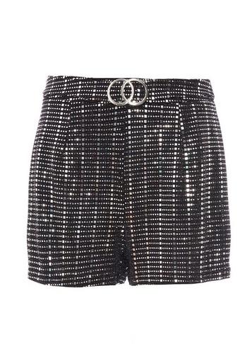 Dorothy Perkins *quiz 'towie' Sequin Buckle Shorts