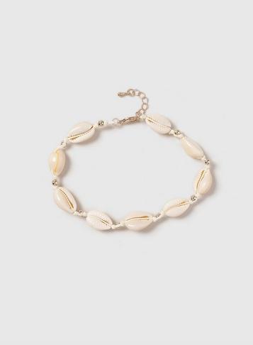 Dorothy Perkins Cream Shell Anklet