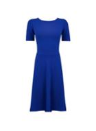 Dorothy Perkins *tall Blue Fit And Flare Dress