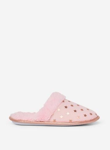 Dorothy Perkins Pink Foil Star Mule