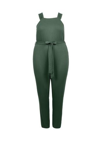 Dorothy Perkins *dp Curve Khaki Square Neck Jumpsuit