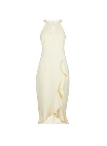 *showcase Lemon Frill Bodycon Dress