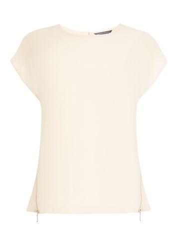 Dorothy Perkins *tall Blush Zip Side Tee