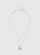 Dorothy Perkins Two Row Cluster Necklace