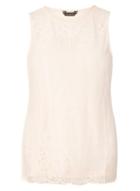 Dorothy Perkins Nude Lace Shell Top