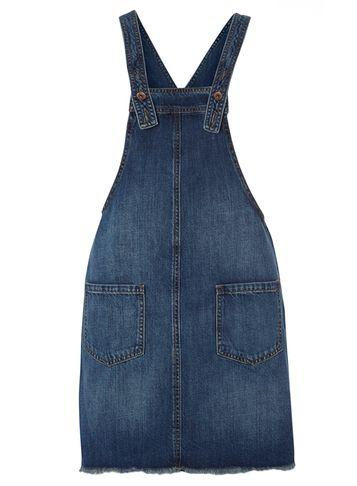 Dorothy Perkins *vero Moda Denim Dungaree Dress