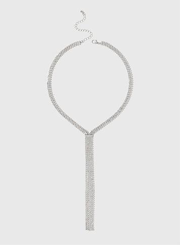 Dorothy Perkins Cup Chain Lariat Necklace