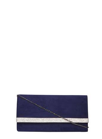 Dorothy Perkins Showcase Navy Trim Clutch Bag