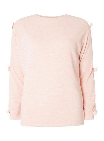 Dorothy Perkins Light Pink Bow Sleeve Top