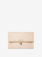 Dorothy Perkins Nude Zip Clutch Bag