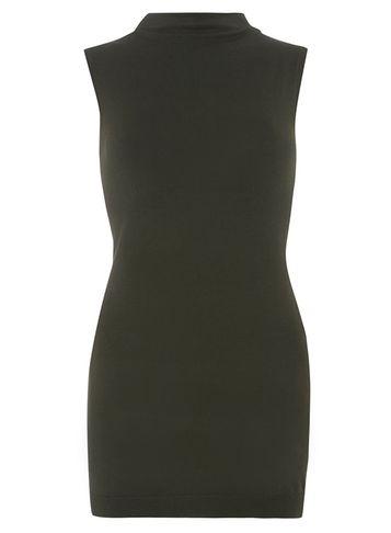 Dorothy Perkins Tall Forest Sleeveless Cowl Jumper