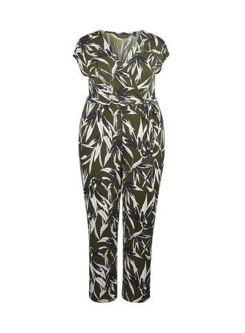 Dorothy Perkins *dp Curve Khaki Wrap Jumpsuit