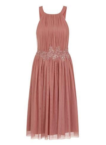 Dorothy Perkins *little Mistress Orange Prom Dress