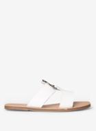 Dorothy Perkins White 'franca' Ring Mules