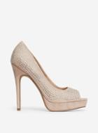 Dorothy Perkins Nude 'giftie' Court Shoes